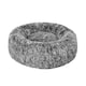 image 1 of Skylos Dog Bed Cat Beds Washable Large Puppy Soft Warm Calming Cushion Round Grey | Grey | XL