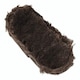 image 2 of Performance Horses SupaFleece Chin Guard - Brown - 6in