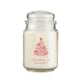 image 1 of Personalised Pink Christmas Tree Large Candle Jar