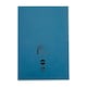 image 7 of Pack of 10 Rhino A4 48 Page Light Blue with Cream Tinted Paper 10mm Squared Exercise Books