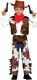 image 1 of Fancy Dress Childs Cowprint Cowboy - 3-4 Years