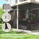 image 3 of Outsunny 302 x 207cm Universal Replacement Gazebo Mesh Netting Screen Walls