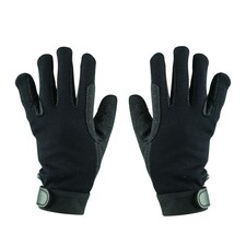 Dublin Unisex Thinsulate Winter Track Riding Gloves - Black - M Black | M