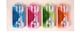 image 5 of Colourful Compass Set with Rulers Math Set