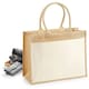image 2 of Westford Mill Pocket Jute Shopper - Natural - One Size Cream