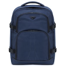 Flight Knight Underseat Backpack 40x20x25cm Ryanair Free Carry On for Travelling USB Port Padded Comfortable Backpack - Carry On Luggage | Blue | Navy | 1