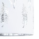 image 4 of Set of 2 Fern - White Cut Out 30cm Pendant Lightshades White | Silver
