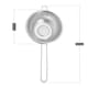 image 2 of Buckingham Stainless Steel Micro-perforated Deep Colander / Strainer 16.5 cm Long Handle