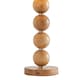 image 5 of Kayleigh Wooden Table Lamp with Cream Shade