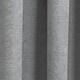 image 3 of Matrix Grey Curtains 46 x 72 inch (117 x 183 cm) Room Darkening Pencil Pleat Thermal Noise Reducing Curtains for Bedroom and Living Room