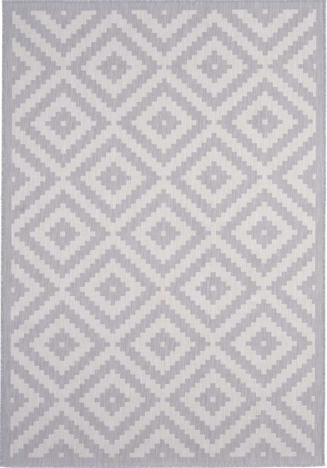 image 1 of The Rugs Outdoor Indoor Diamond Garden Patio Rug Weather Resistant Jet Washable | 100