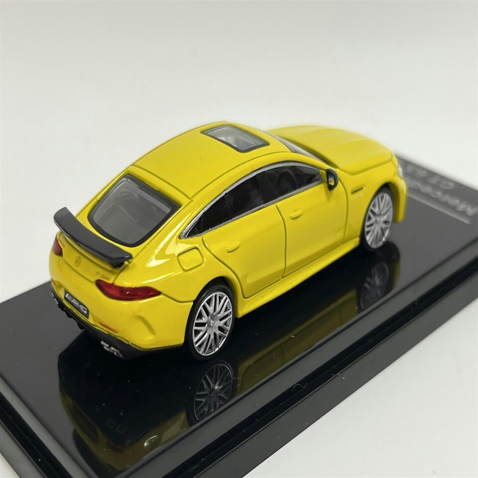image 1 of 2018 Mercedes AMG GT 63S Yellow RHD 1:64 Scale Paragon 65285