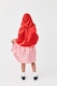 image 3 of Girls Little Red Riding Hood Costume with Cape, World Book Day, Birthday, Halloween, Xmas, Fancy Dress, Role Play Outfit, Ages 3-10 Years, Red | Red | Red | 3-4 years