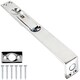 image 2 of Golden Grace Pack of 6 Flush Door Bolt in Polished Chrome Finish, Concealed Security French Double Door Bolts - 150mm