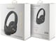 image 1 of Guess Wireless Headphones PU Leather 4G Tone on Tone Script Logo Black & Grey - GUBH604FEMK