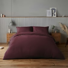 Silentnight Supersoft Duvet Set Purple | Berry | Single