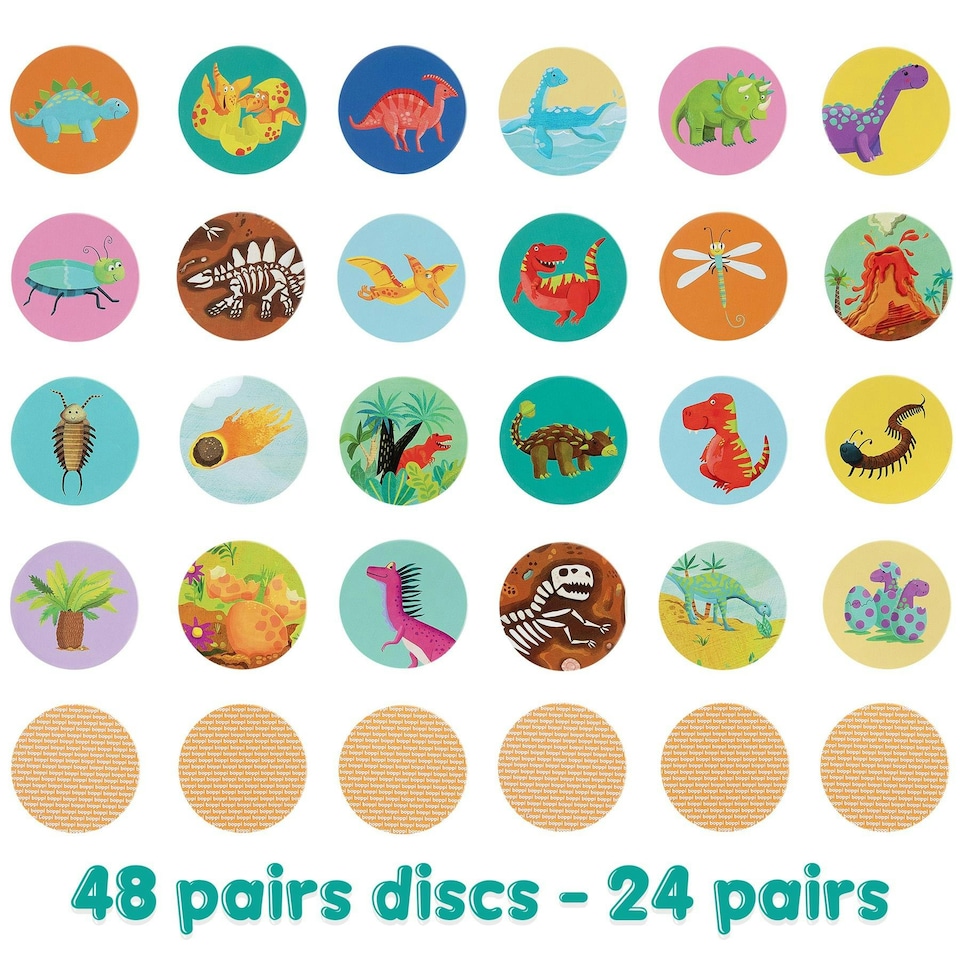 image 1 of boppi Pairs Game - Dinosaurs