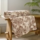 image 1 of Winter Forest Printed Coral Fleece Throw