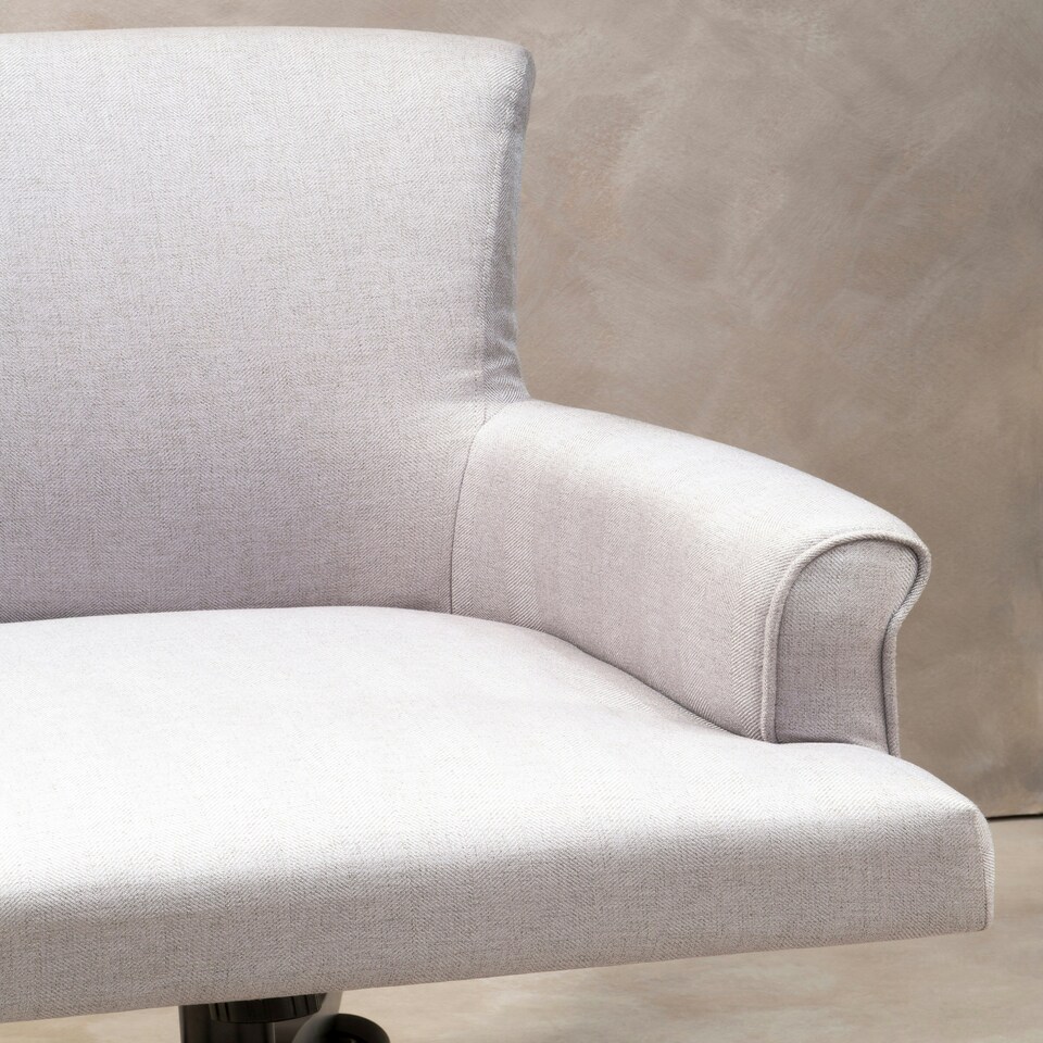 image 1 of Interiors by Premier Grey Home Office Chair Grey