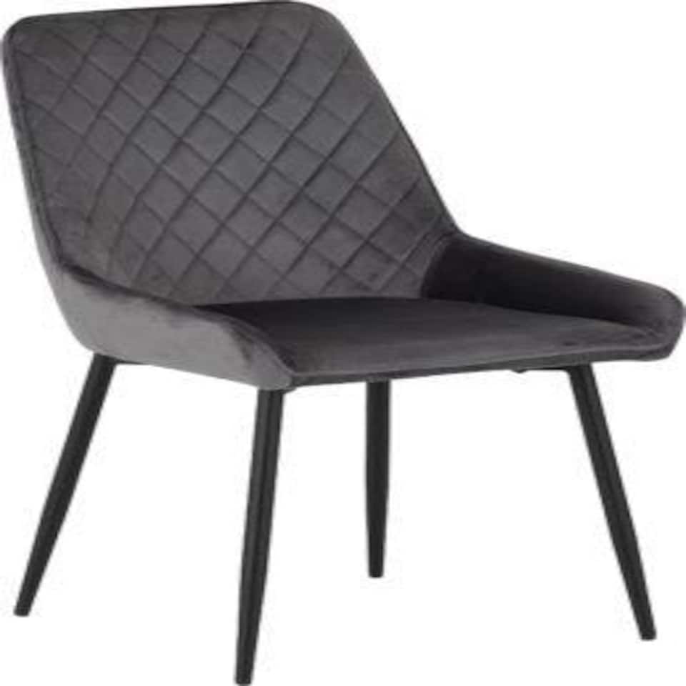 image 1 of Athens Dining Set with 4 Avery Velvet Chairs Grey | Medium Oak/Grey