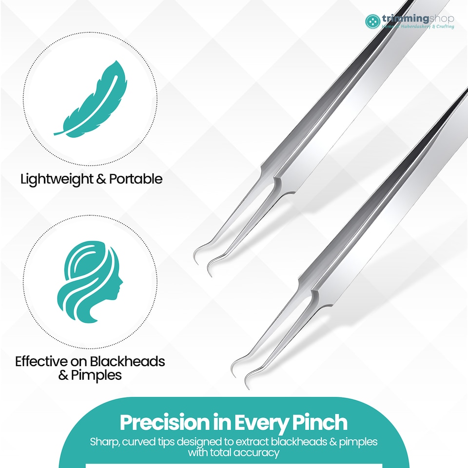 image 1 of Blackhead Remover Stainless Steel Comedone Extractor Acne Remover Tool