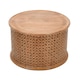 image 1 of Viva Mango Wood Round Coffee Table Brown