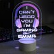 image 1 of Personalised Pink Gaming LED Colour Changing Night Light