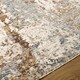 image 3 of LIVABLISS Arda-Abstract Modern Marble Fringe Rug 200 x 290 cm | Taupe Grey Brown