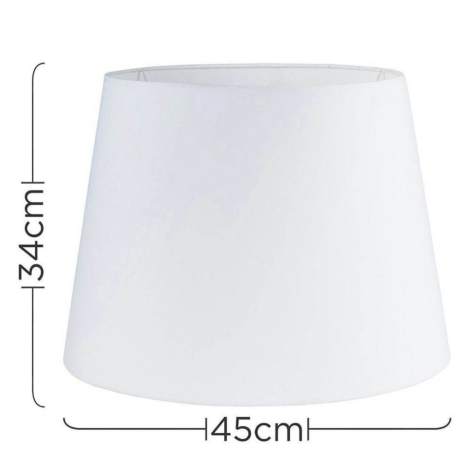image 1 of ValueLights Aspen Tapered White Pendant Shade