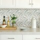 image 3 of NuWallpaper NUS3260 Gustavus Peel & Stick Wallpaper, Grey Multi