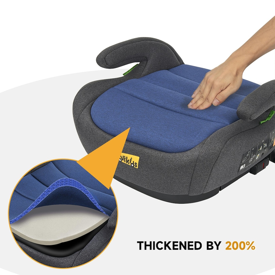 image 1 of JoviKids Ohho Isofix Booster - Blue