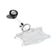 image 3 of Durable Secure Retractable Keyring Badge Reel for IDs & Keys | 10 Pack | Black