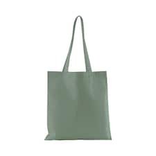 Westford Mill Plain Organic Cotton Tote Bag - Dusty Green - One Size Green