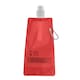 image 2 of MidOcean Gates Plain Foldable 480ml Water Bottle - Transparent Red - One Size | Red | One Size