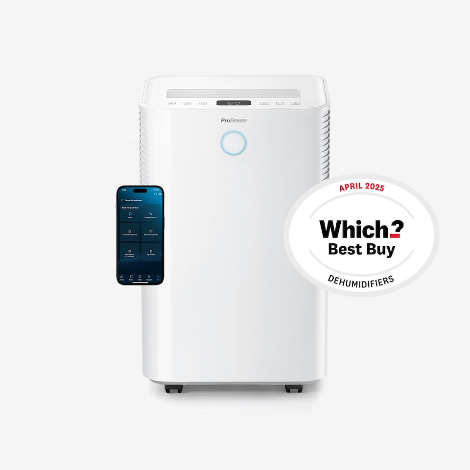 image 1 of Pro Breeze OmniDry 20L Dehumidifier with Smart App Control