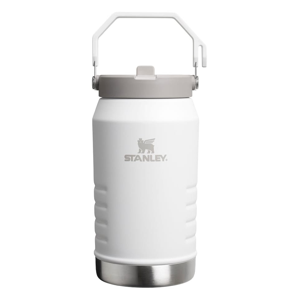image 1 of IceFlow Flip Straw 2.0 Jug 1.9L Water Bottle | White | White | 1