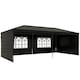 image 6 of Outsunny 6m x 3m Garden Gazebo Marquee Canopy Party Tent Canopy Patio Black