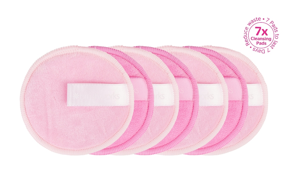 image 1 of Brushworks Reusable Microfibre Cleansing Pads - 7 Pack
