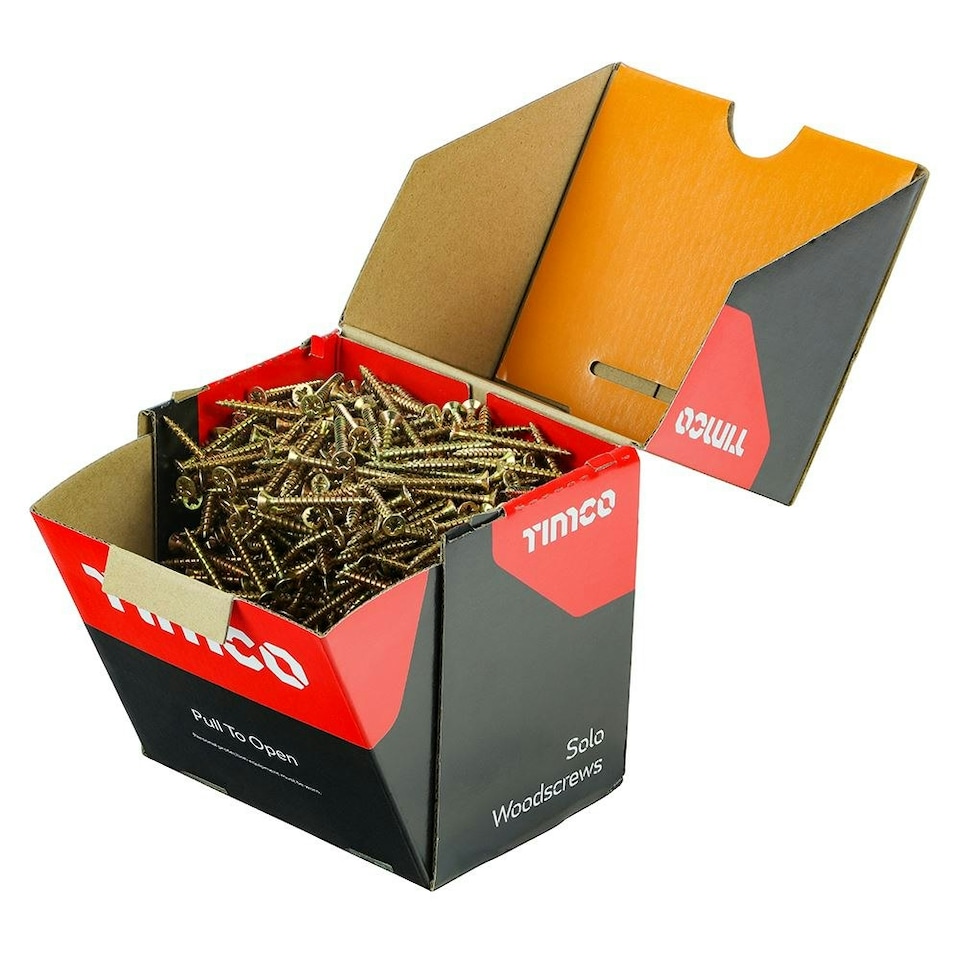 image 1 of Timco - Solo Woodscrew Industry Pack (Size 4.0 x 40 - 1000 Pieces)