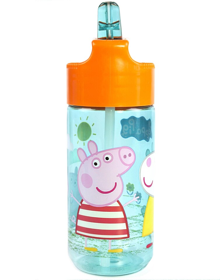 image 1 of Peppa Pig Lunch Box Set for Kids | School Food Bag, Water Bottle & Snack Pot | Adventure with George Pig, Rebecca Rabbit, Suzy Sheep | Carry Peppa's Adventure Everywhere Lunch Set