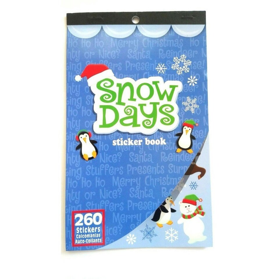 image 1 of Snow Days Christmas Sticker Book - Multicoloured - One Size