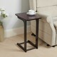 image 3 of Greenhurst C-Shaped Side Table with Mahogany Finish – Compact & Stylish Brown | Mahogany