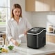 image 8 of HOMCOM Countertop Ice Maker Machine Self-Cleaning 2 Sizes Black