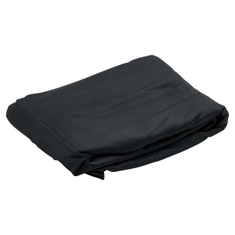 image 1 of Stretch Cocktail Bar Fitted Table Cloth Cover Skirt Spandex Decorative | Black | 4xBlack