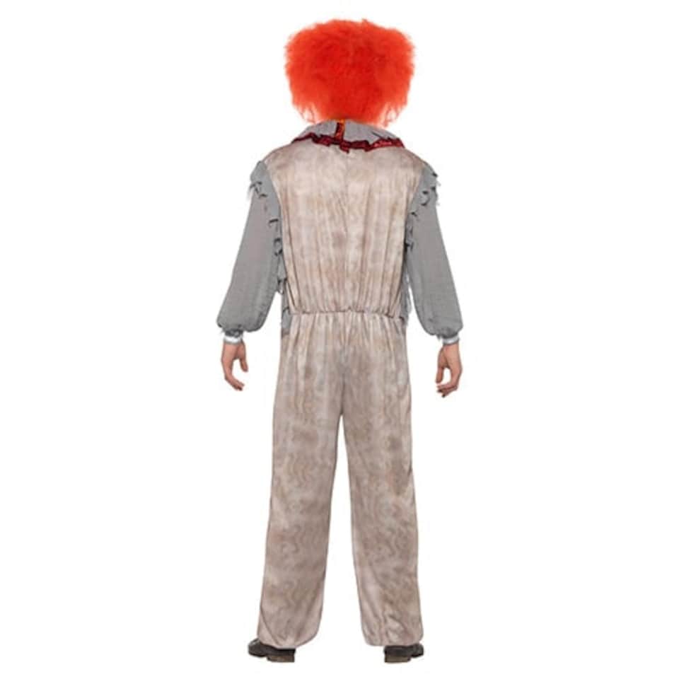 image 1 of Vintage Killer Clown Fancy Dress Costume Adult Mens Medium