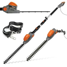 Terratek 550W 2.5m Electric Long Reach Hedge Trimmer | Grey | Grey | 1