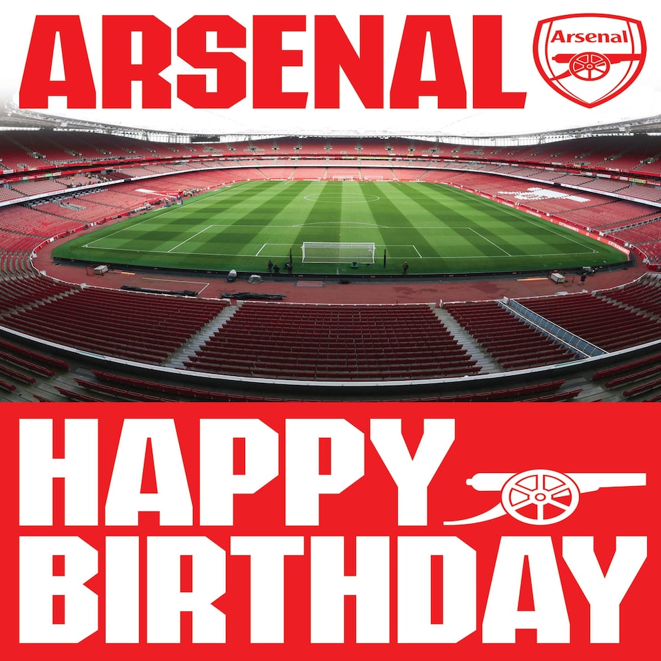 image 1 of Arsenal FC Birthday Sound Card