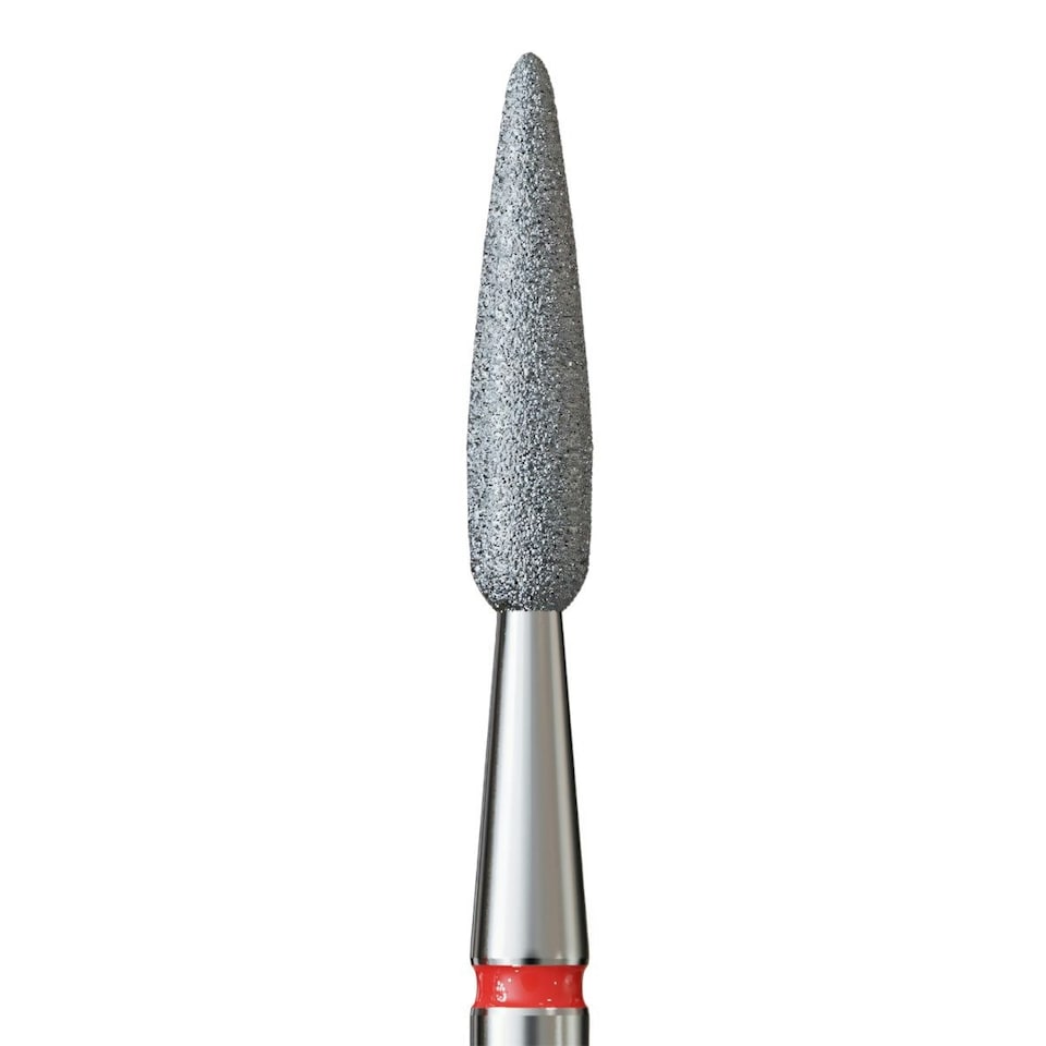IQ Nails Diamond Nail Drill Bit Long Flame Shaped Fine 2.3mm 243R.514.023