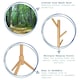 image 2 of Harbour Housewares Free-Standing Wooden Coat Rack - Grey
