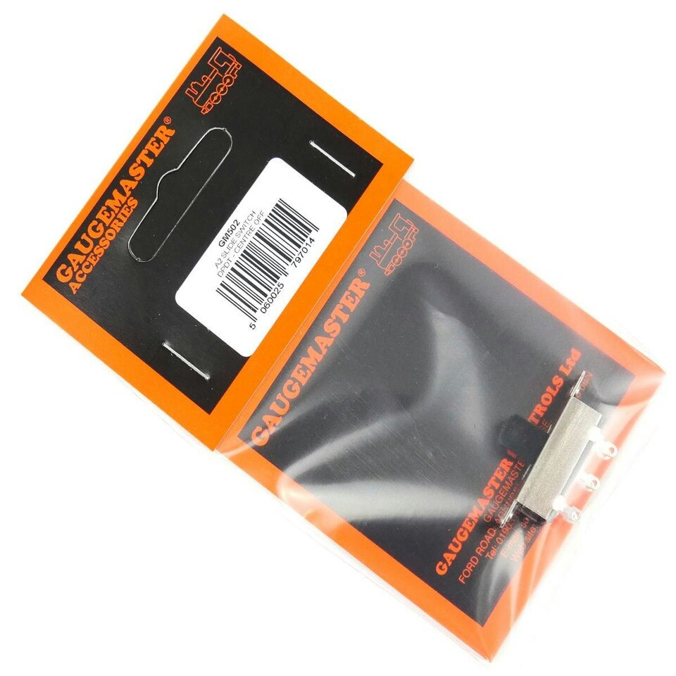 image 1 of Gaugemaster Electric DPDT Centre Off Slide Switch